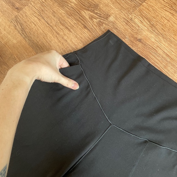 Aerie Offline Real Me Xtra Trouser Pants Small Wide Leg Flare Black High Rise # - Picture 3 of 8